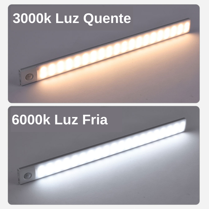 Luz sem fio USB com sensor de movimento